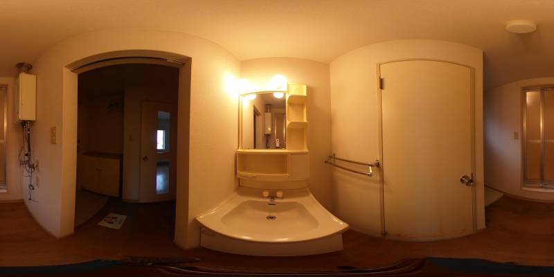 パノラマ画像洗面所