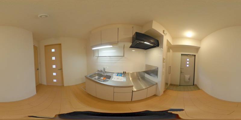 パノラマ画像キッチン