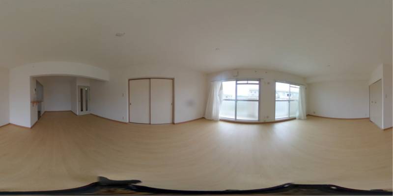 パノラマ画像リビング