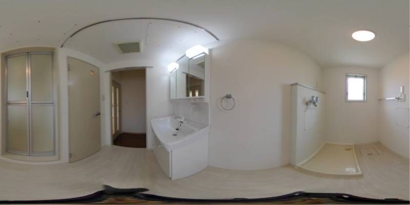 パノラマ画像洗面所