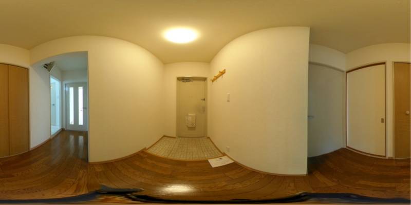 パノラマ画像玄関