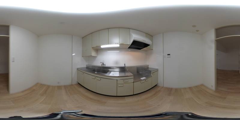 パノラマ画像キッチン