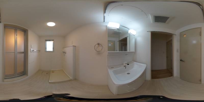 パノラマ画像洗面所