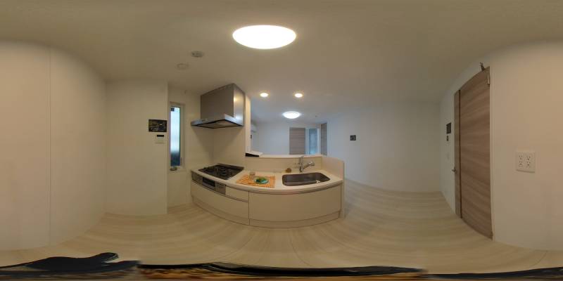 パノラマ画像キッチン