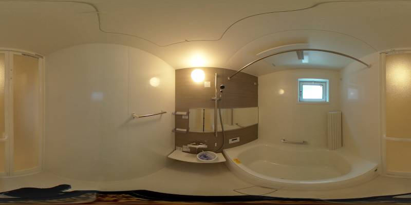 パノラマ画像バスルーム