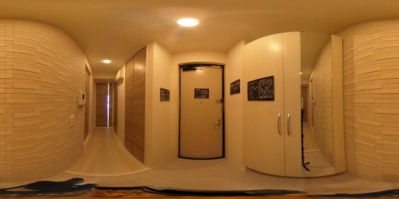 パノラマ画像玄関