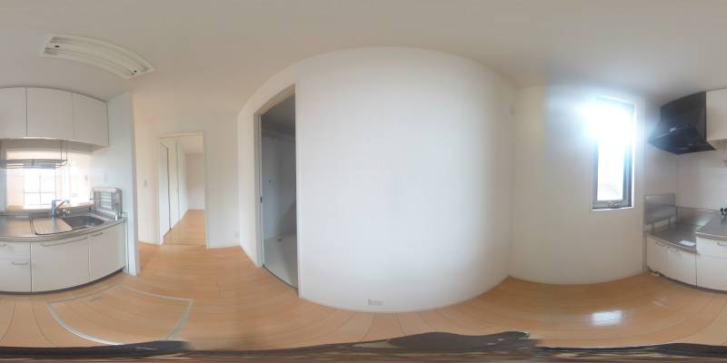 パノラマ画像キッチン