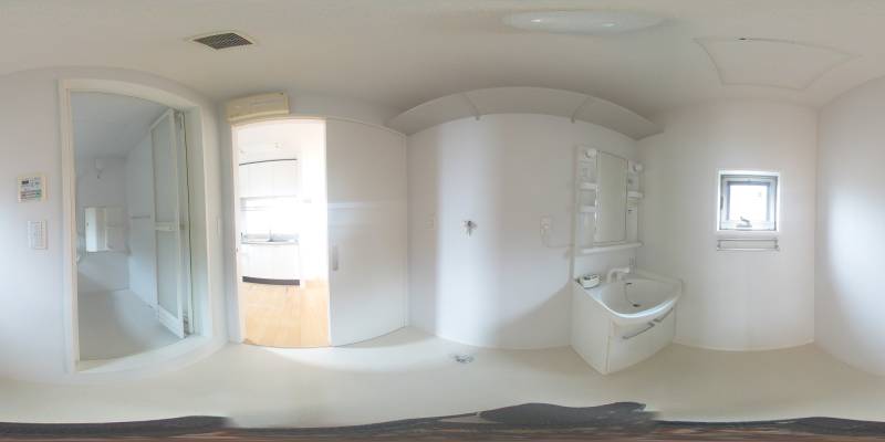 パノラマ画像洗面所