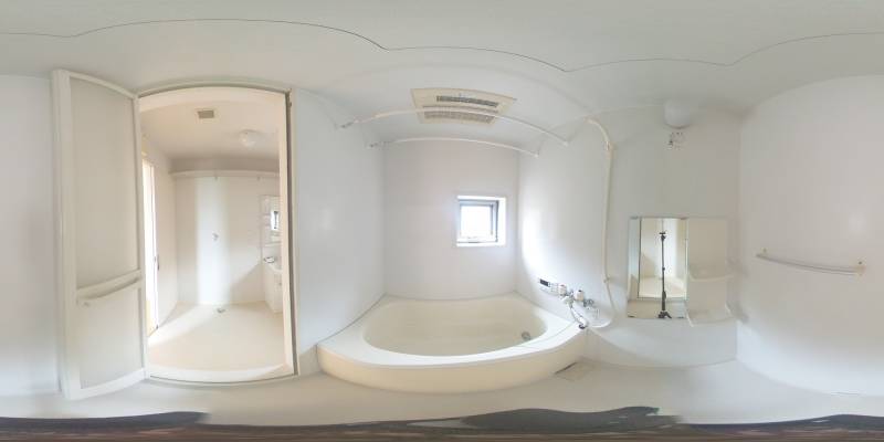 パノラマ画像バスルーム