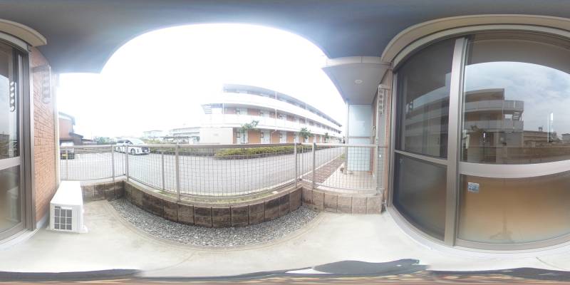 パノラマ画像バルコニー