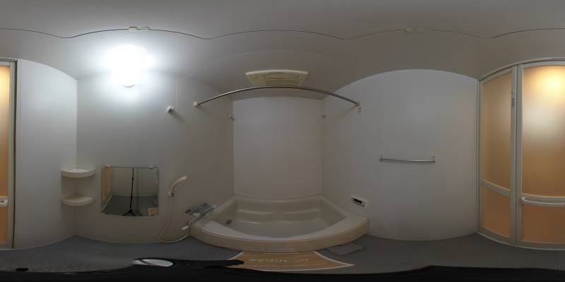 パノラマ画像バスルーム