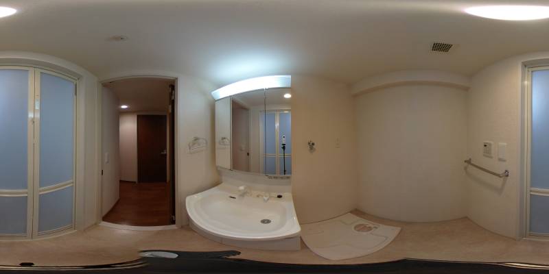 パノラマ画像洗面所