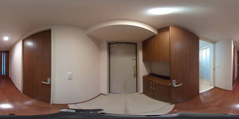 パノラマ画像玄関