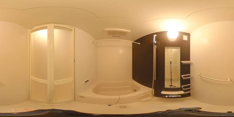 パノラマ画像バスルーム