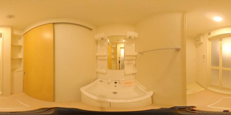 パノラマ画像洗面所