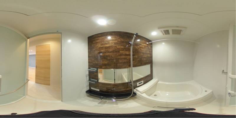 パノラマ画像バスルーム