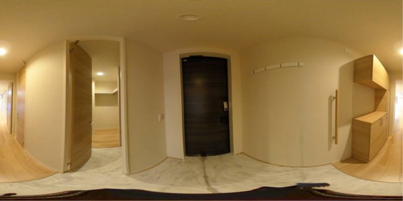 パノラマ画像玄関