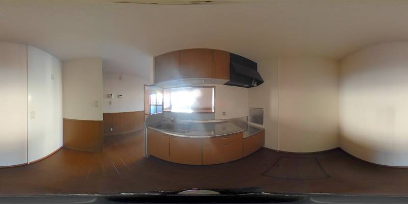 パノラマ画像キッチン