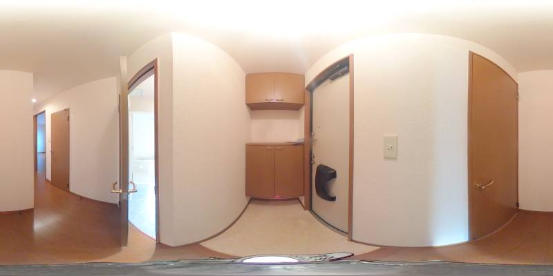 パノラマ画像玄関