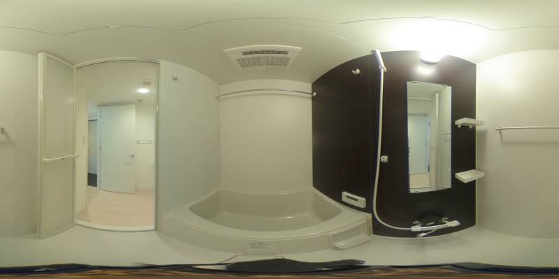 パノラマ画像バスルーム