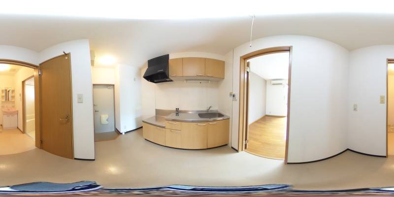パノラマ画像キッチン