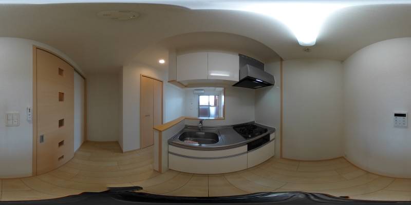 パノラマ画像キッチン