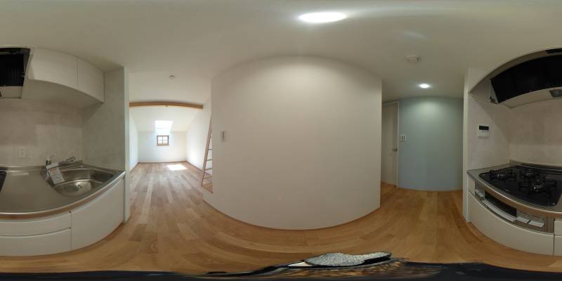 パノラマ画像キッチン