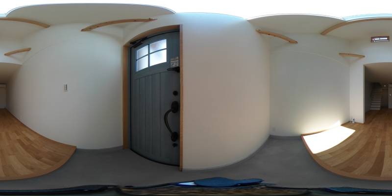 パノラマ画像玄関