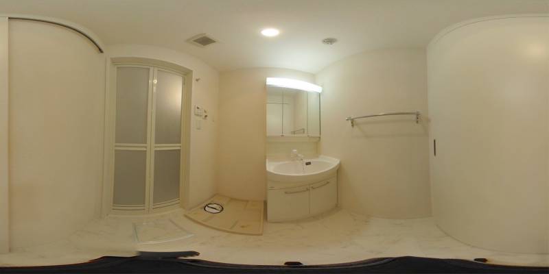 パノラマ画像洗面所