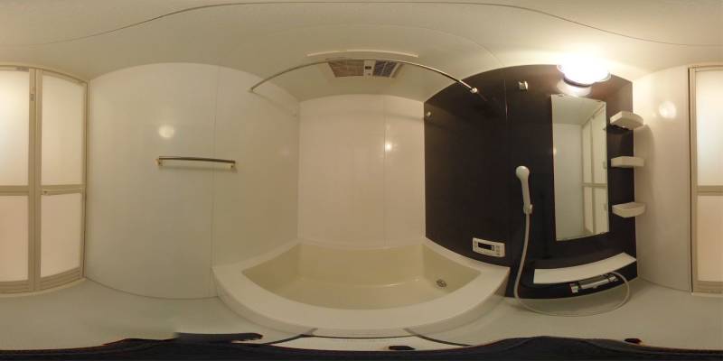 パノラマ画像バスルーム