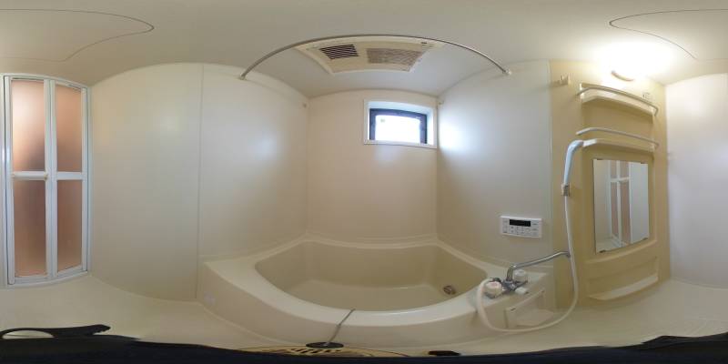 パノラマ画像バスルーム