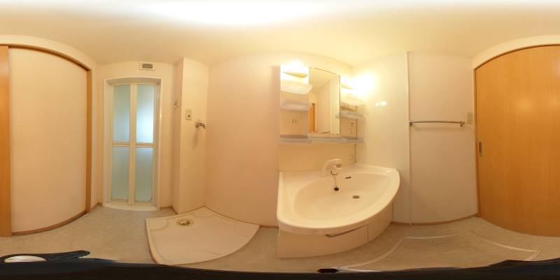 パノラマ画像洗面所