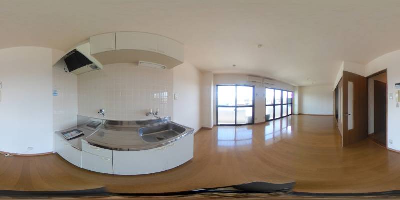 パノラマ画像キッチン