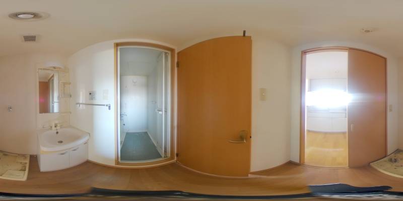 パノラマ画像洗面所