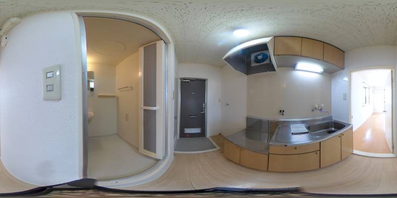 パノラマ画像キッチン