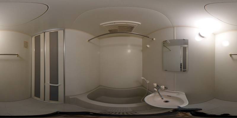 パノラマ画像バスルーム