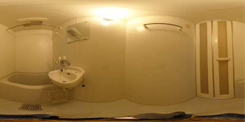 パノラマ画像バスルーム