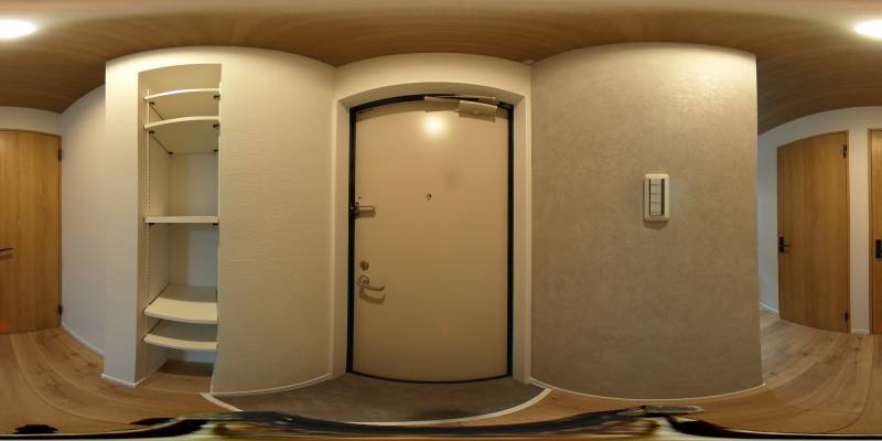 パノラマ画像玄関