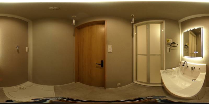 パノラマ画像洗面所