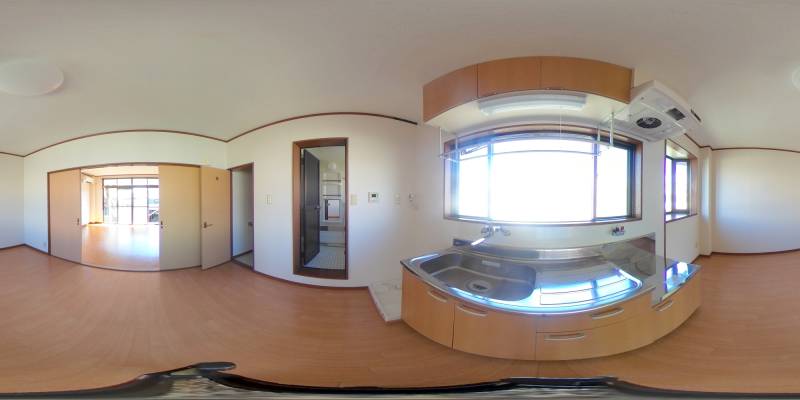 パノラマ画像キッチン