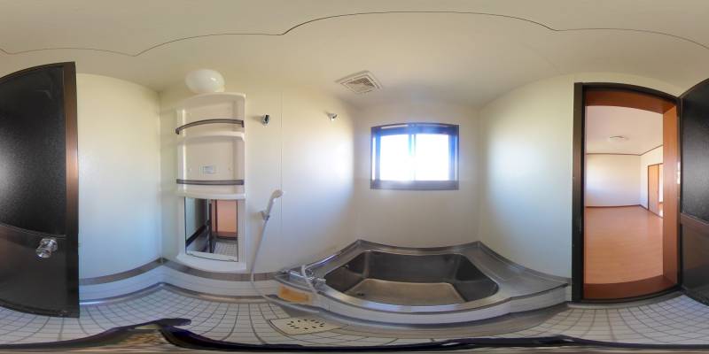 パノラマ画像バスルーム