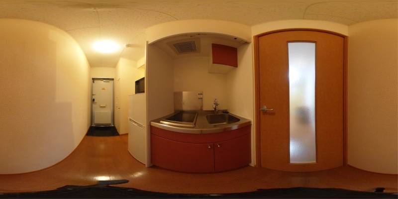 パノラマ画像キッチン