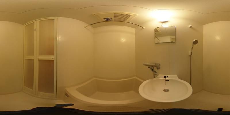 パノラマ画像バスルーム