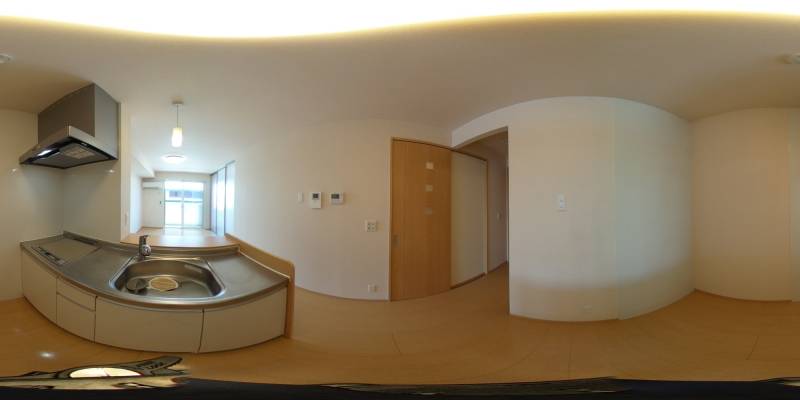パノラマ画像キッチン