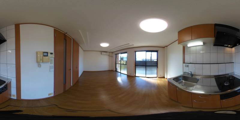 パノラマ画像キッチン