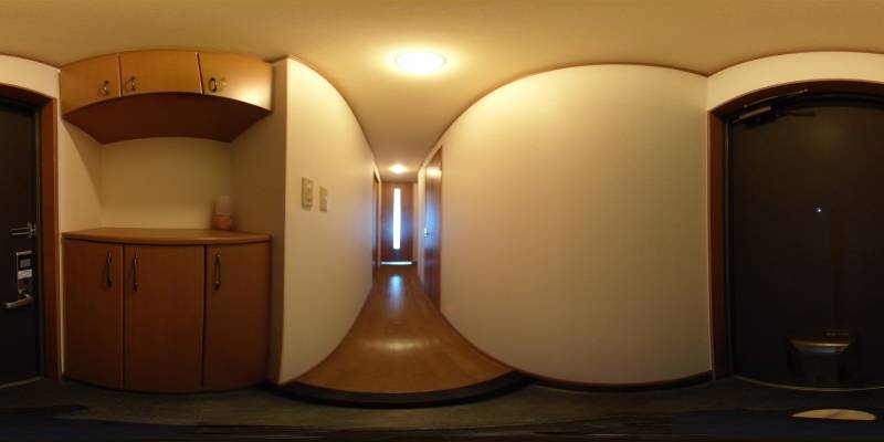 パノラマ画像玄関