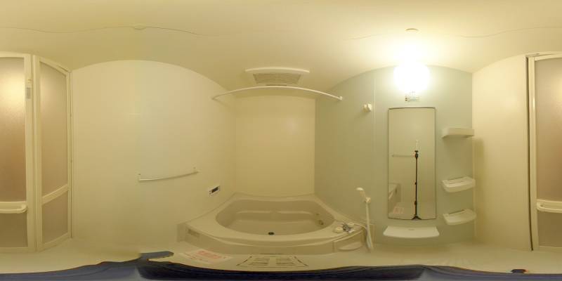 パノラマ画像バスルーム