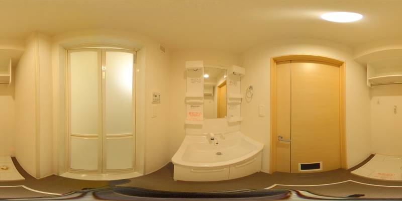 パノラマ画像洗面所