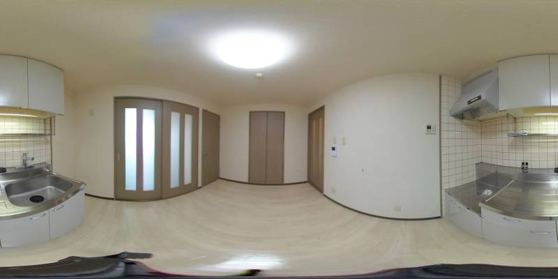 パノラマ画像キッチン