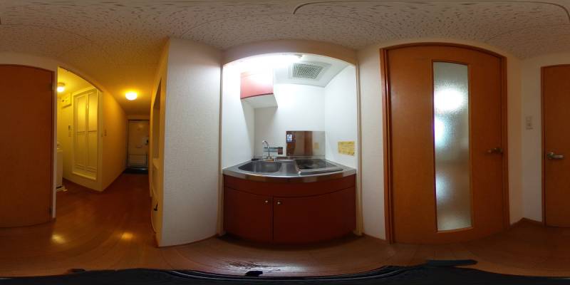 パノラマ画像キッチン